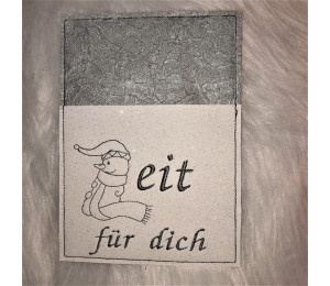 Stickdatei - Schneemann Alphabet Buchstabe U